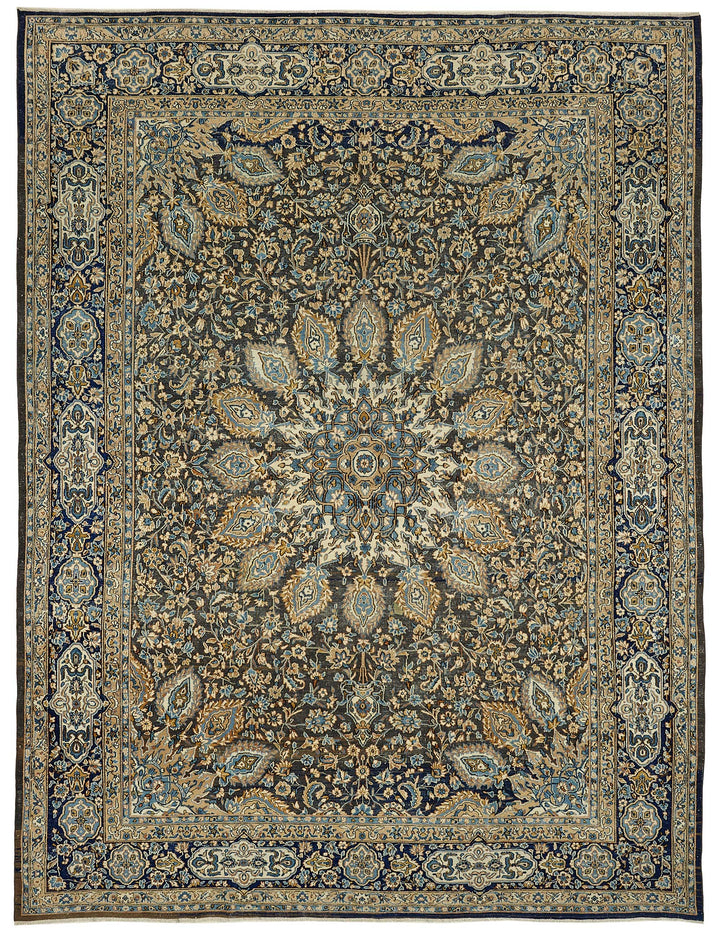 9x12 Hand-knotted Vintage Rug - 49453