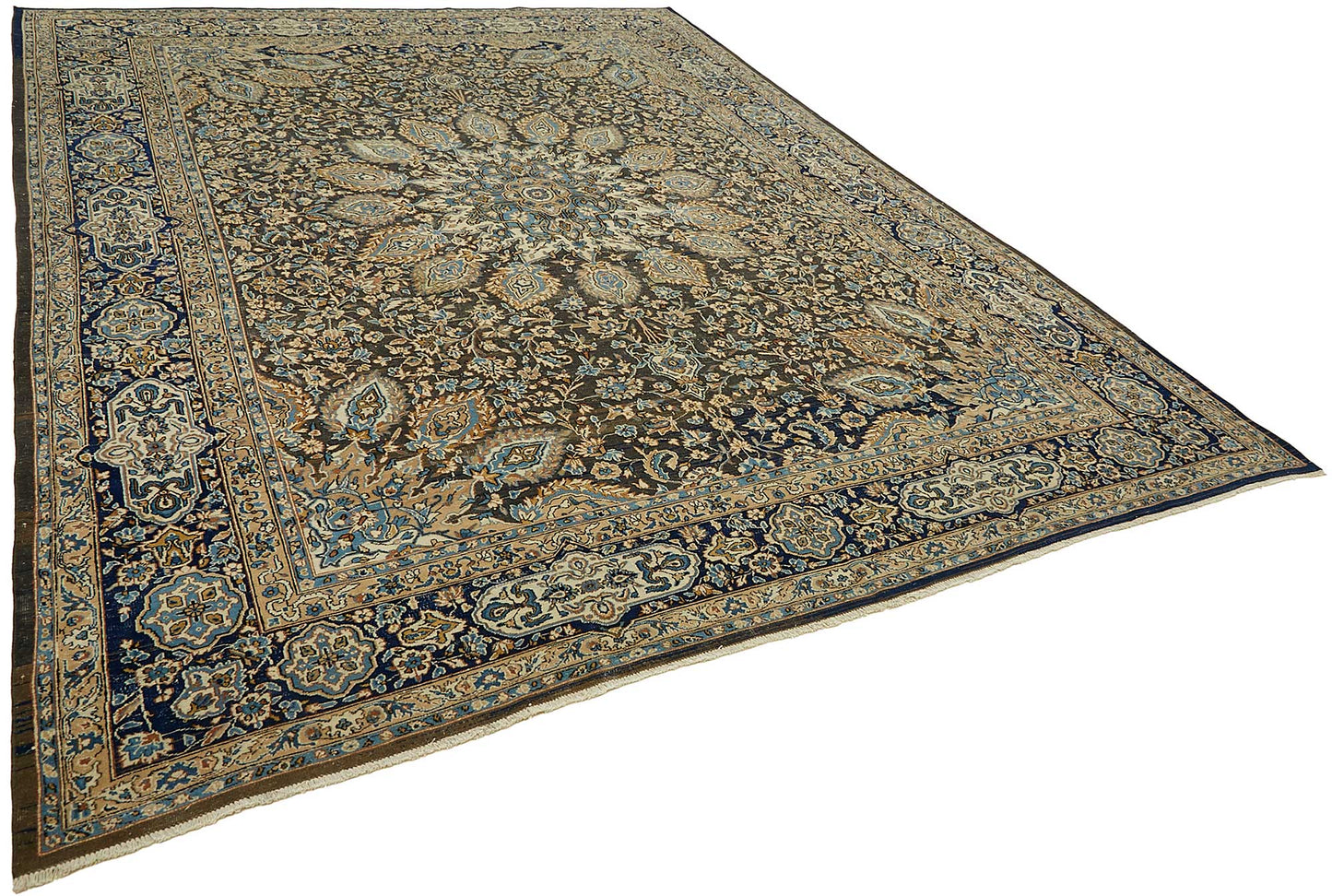 9x12 Hand-knotted Vintage Rug - 49453