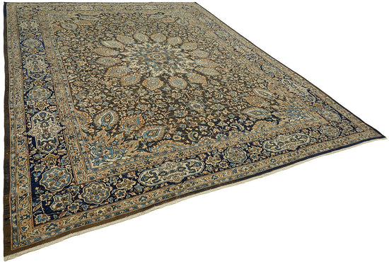 9x12 Hand-knotted Vintage Rug - 49453