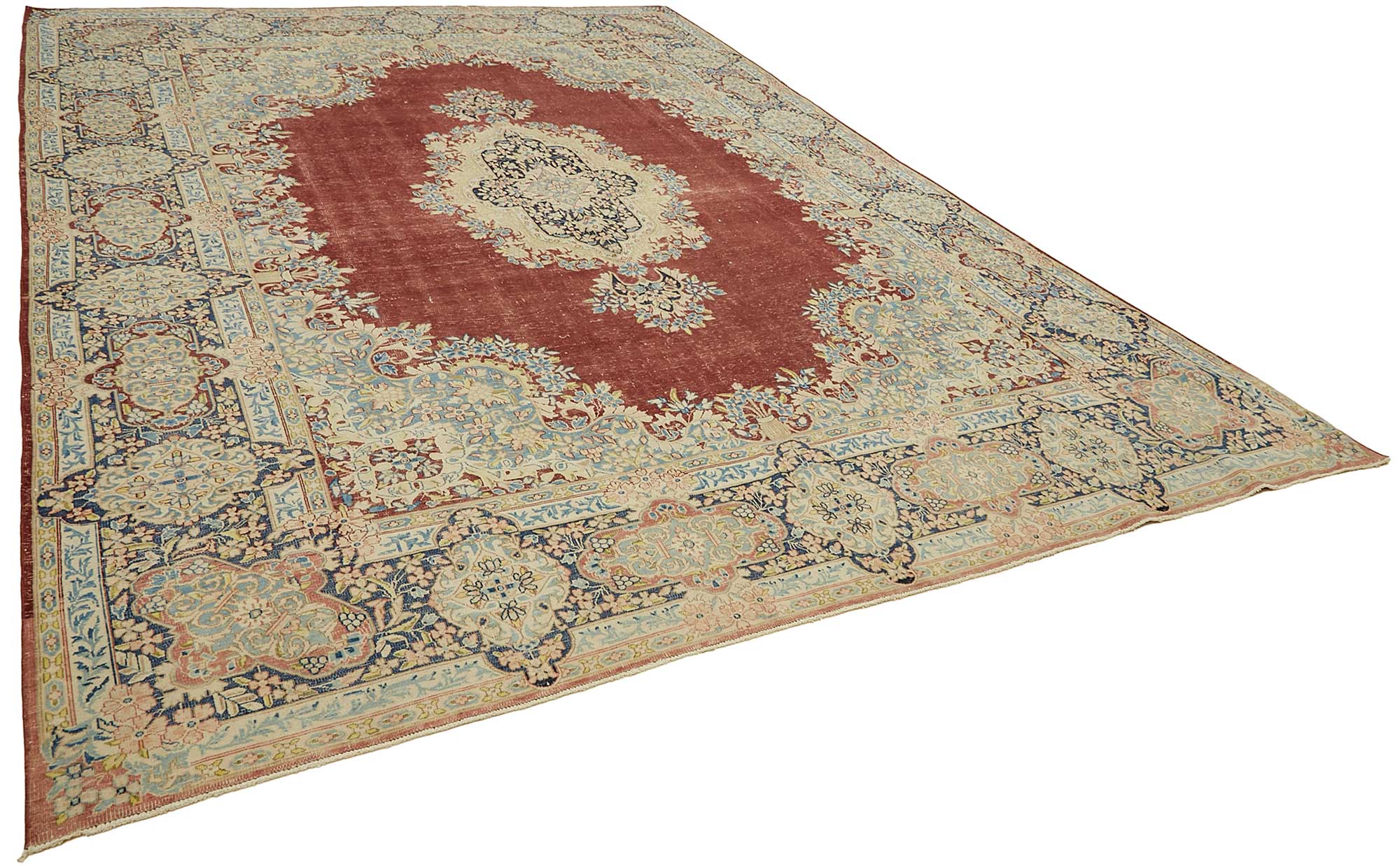 9x13 Hand-knotted Vintage Rug - 49454