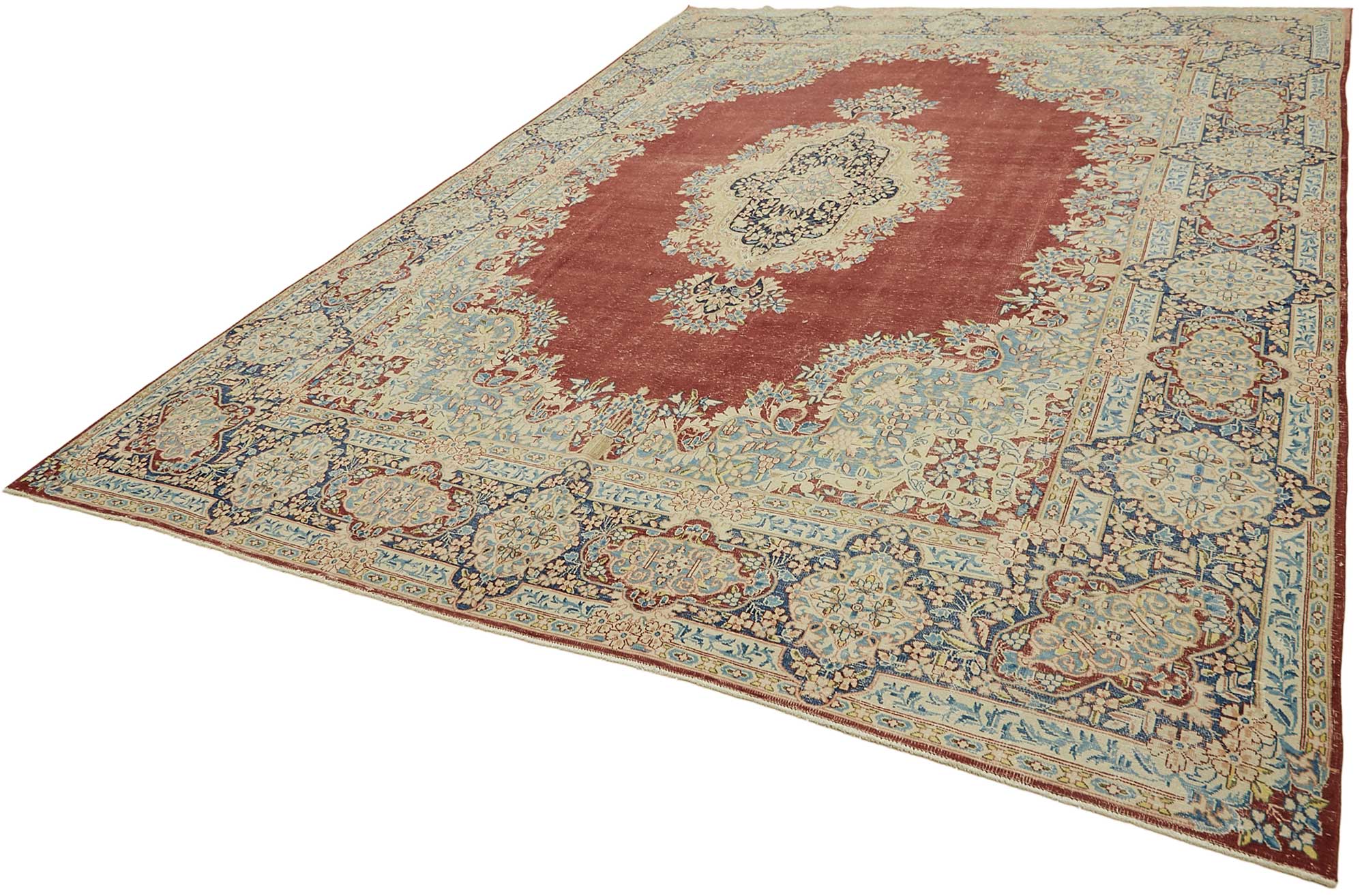 9x13 Hand-knotted Vintage Rug - 49454