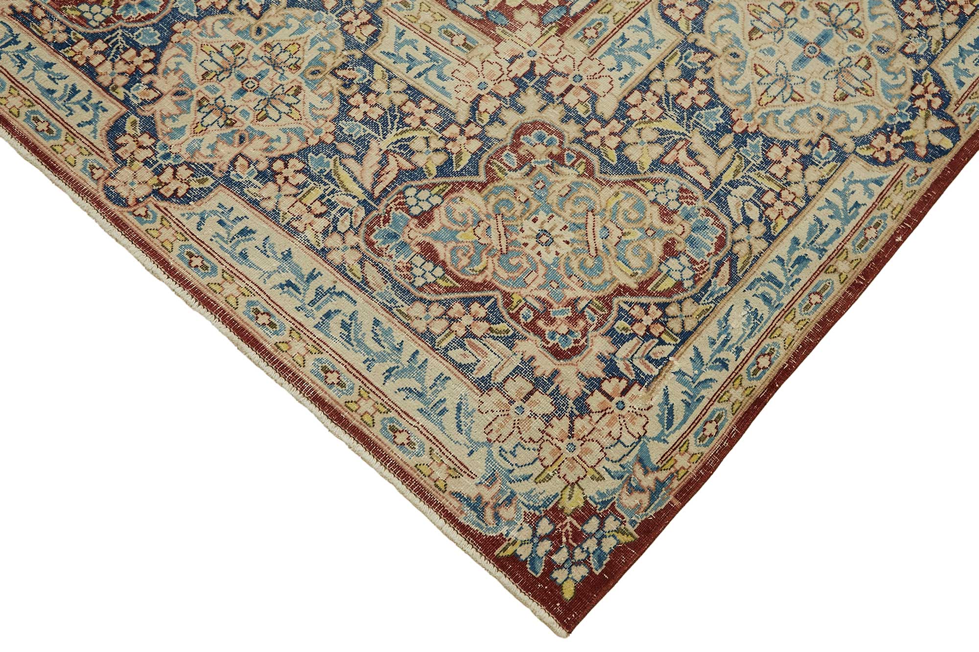 9x13 Hand-knotted Vintage Rug - 49454