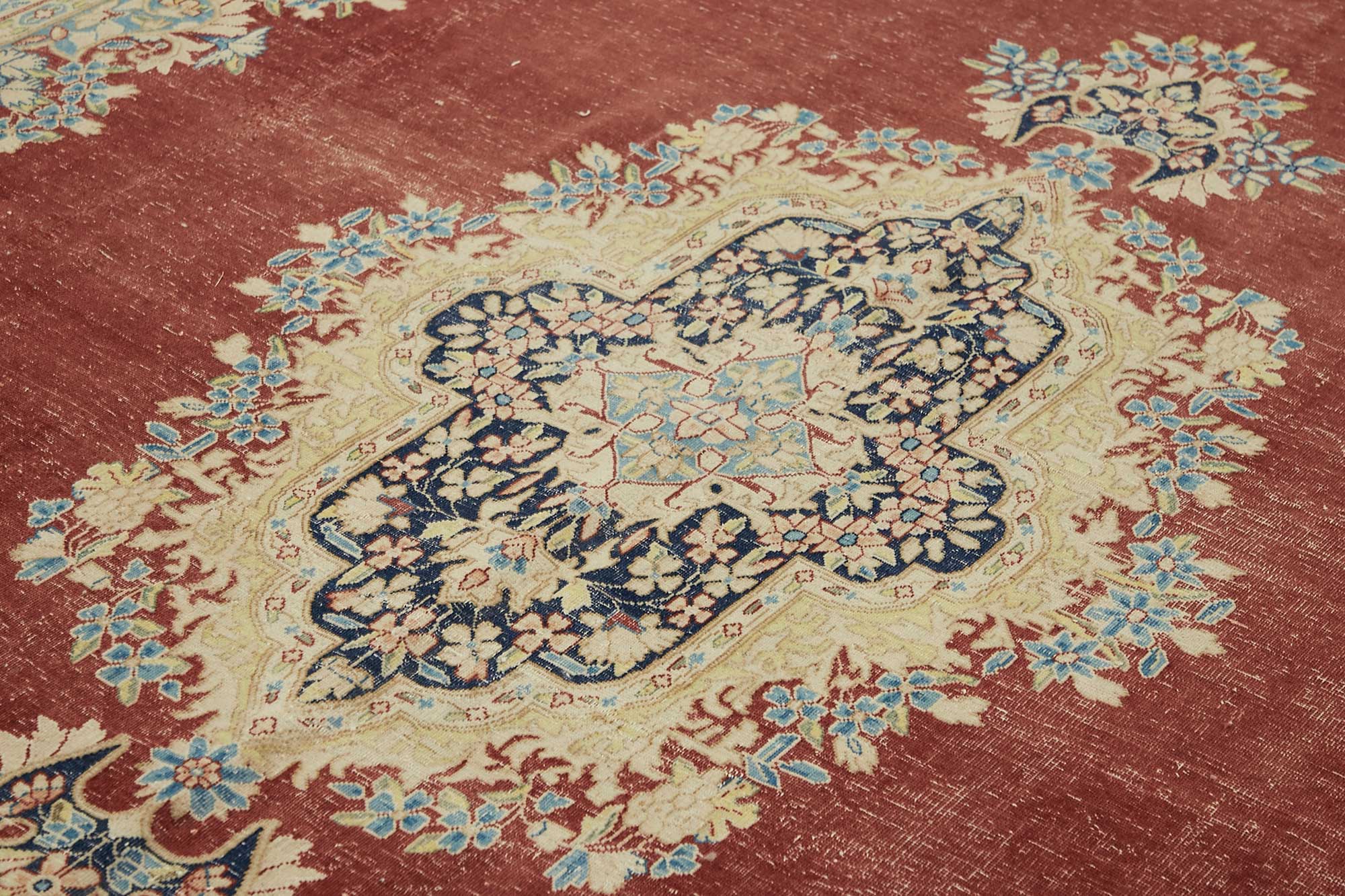 9x13 Hand-knotted Vintage Rug - 49454