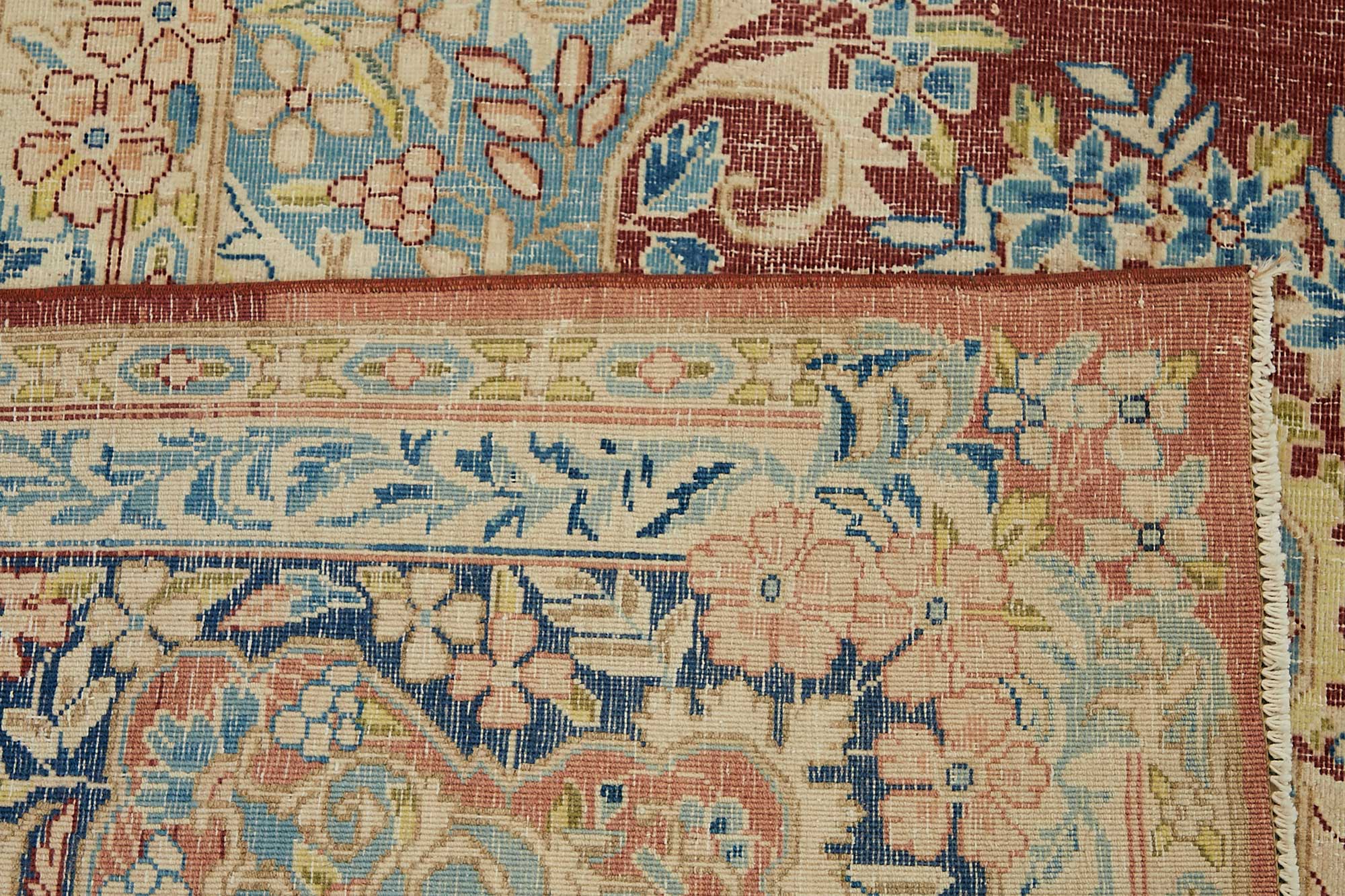 9x13 Hand-knotted Vintage Rug - 49454