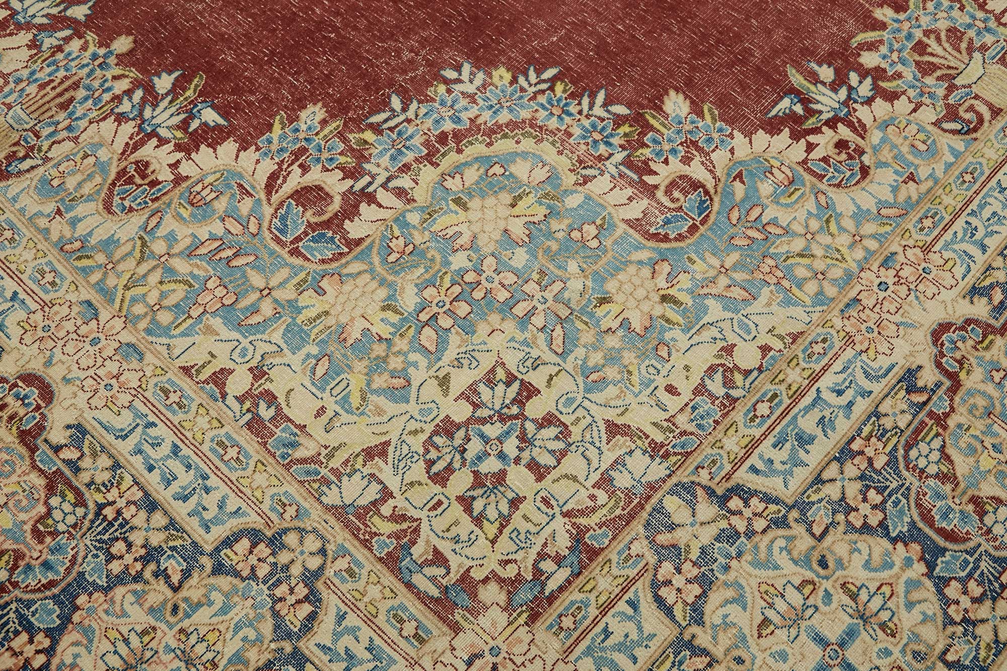 9x13 Hand-knotted Vintage Rug - 49454