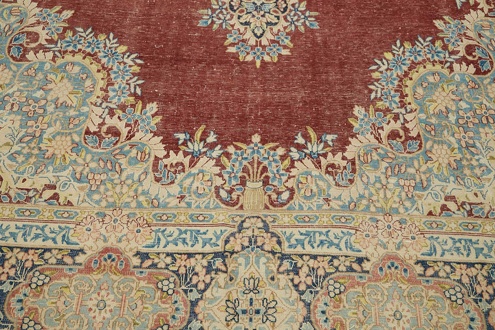 9x13 Hand-knotted Vintage Rug - 49454