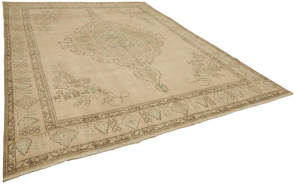 9x13 Hand-knotted Vintage Rug - 49455