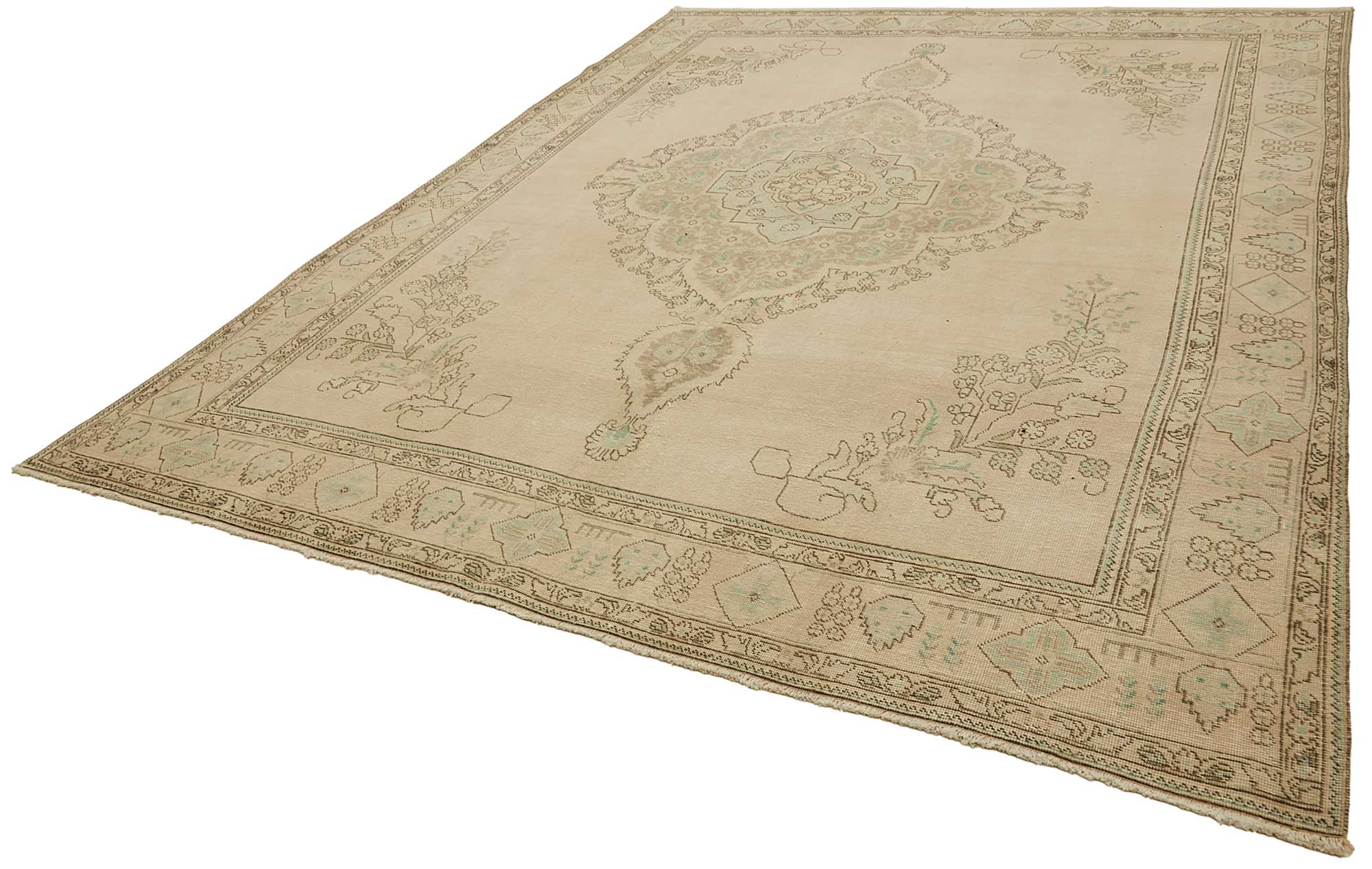 9x13 Hand-knotted Vintage Rug - 49455