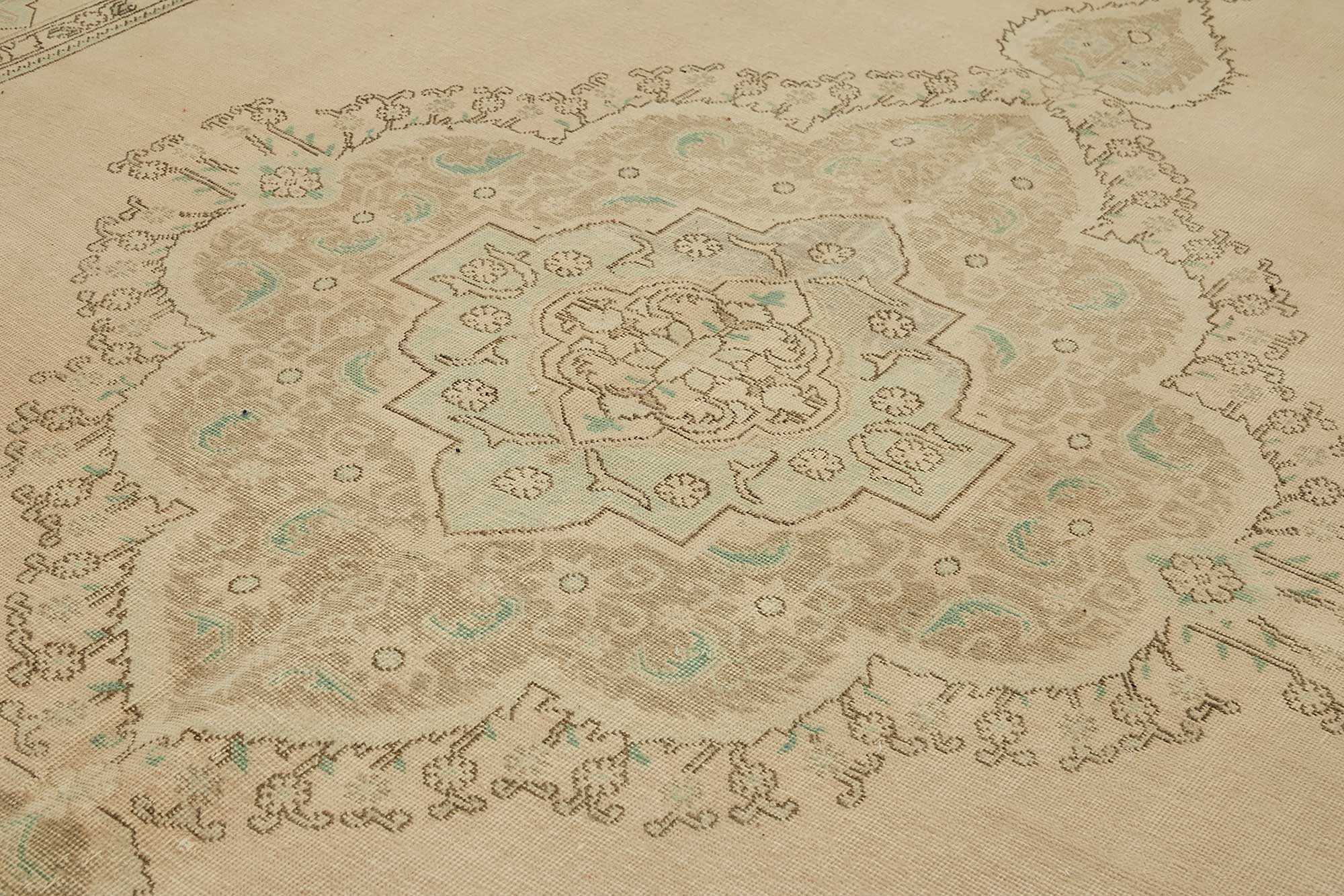 9x13 Hand-knotted Vintage Rug - 49455