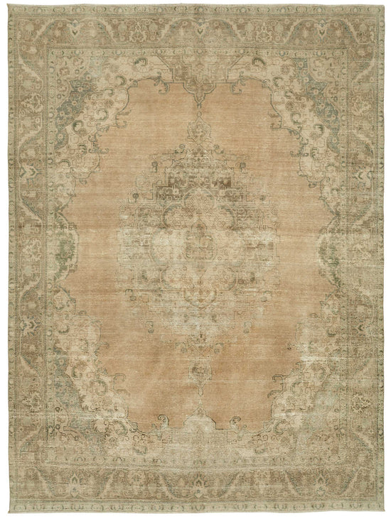 10x13 Hand-knotted Vintage Rug - 49456