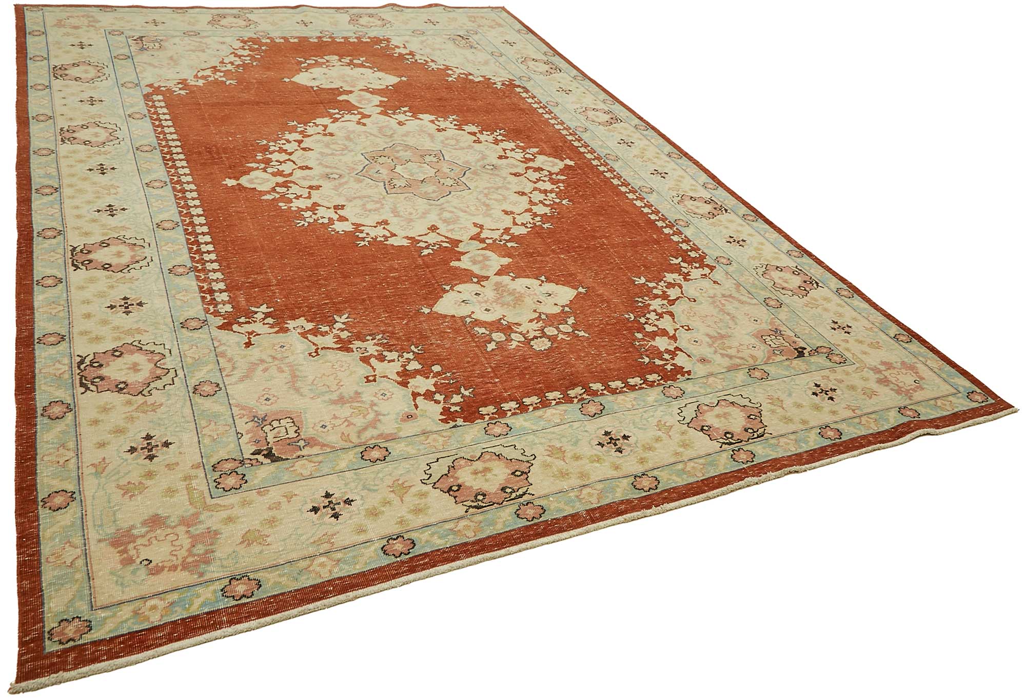 9x13 Hand-knotted Vintage Rug - 49458