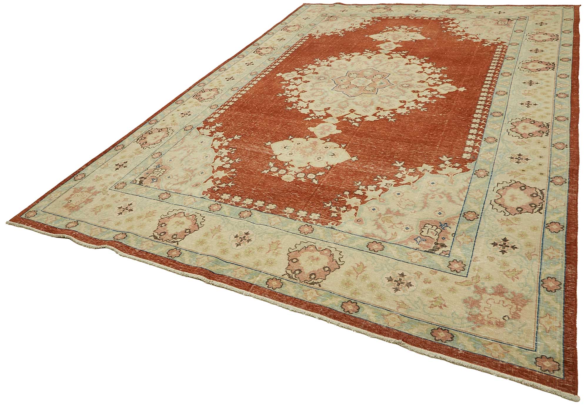 9x13 Hand-knotted Vintage Rug - 49458