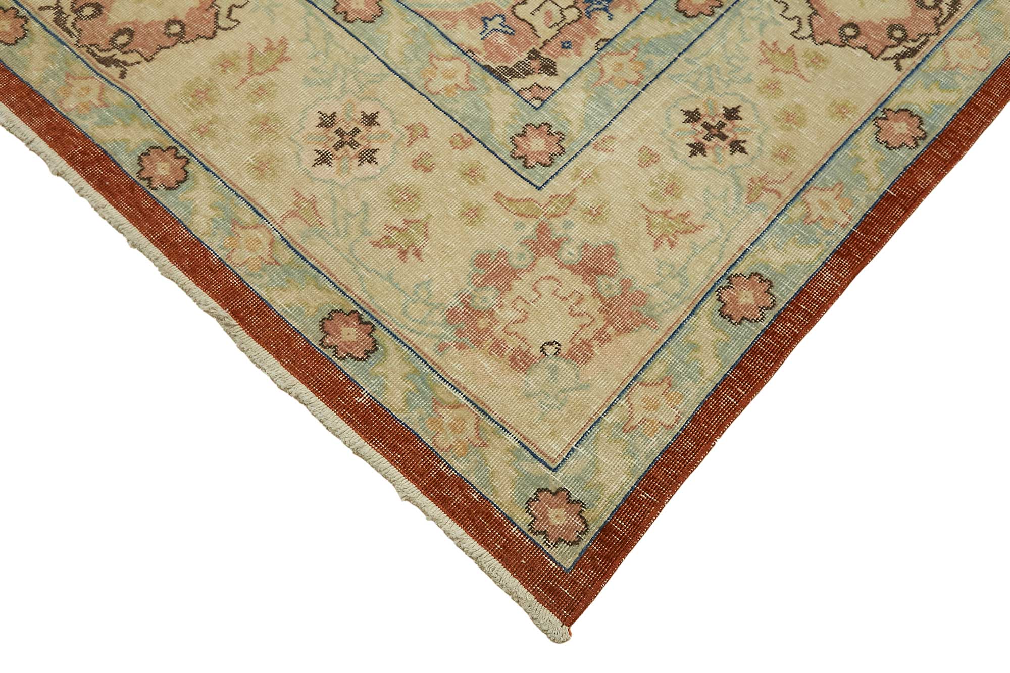 9x13 Hand-knotted Vintage Rug - 49458