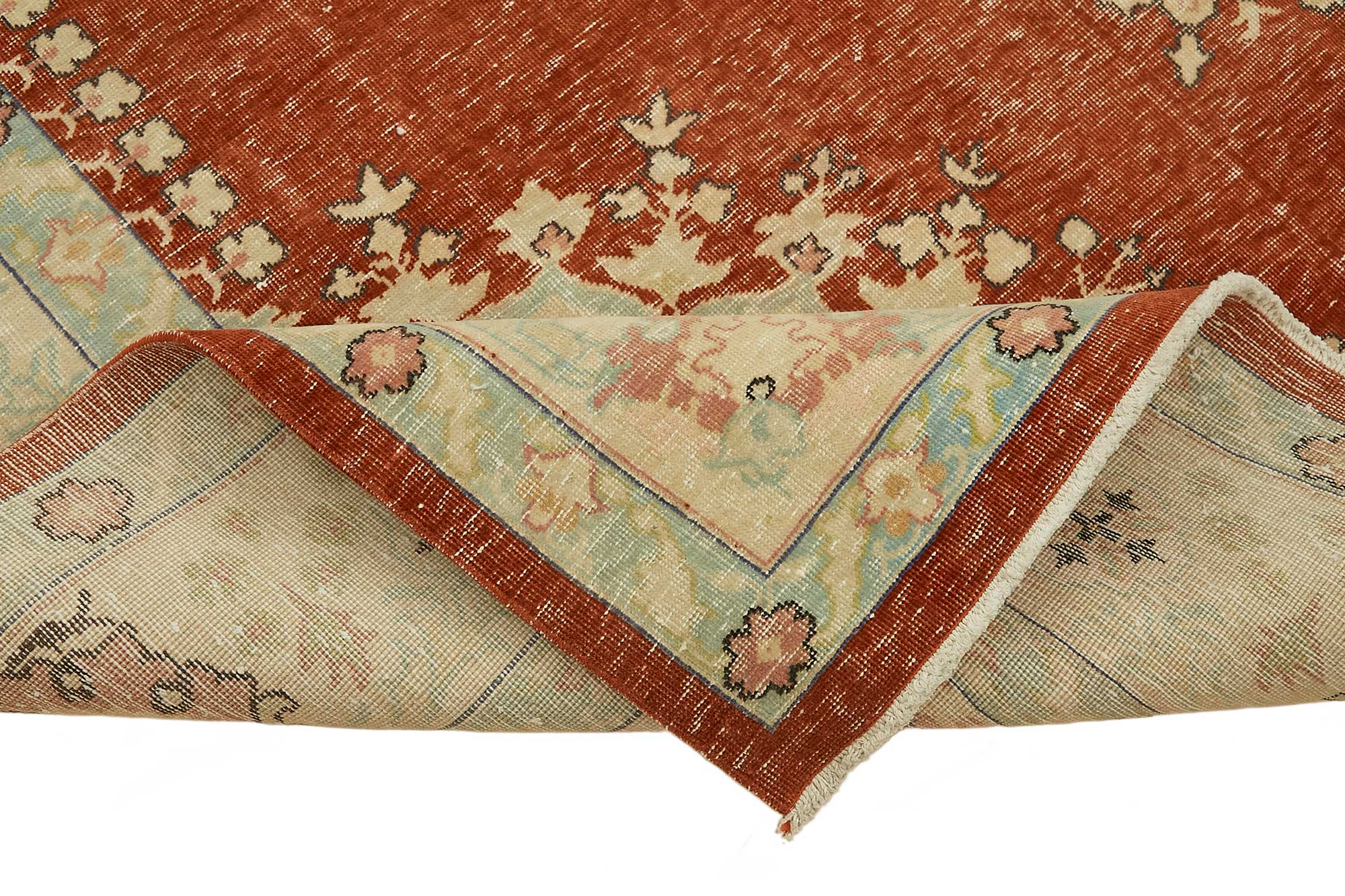 9x13 Hand-knotted Vintage Rug - 49458