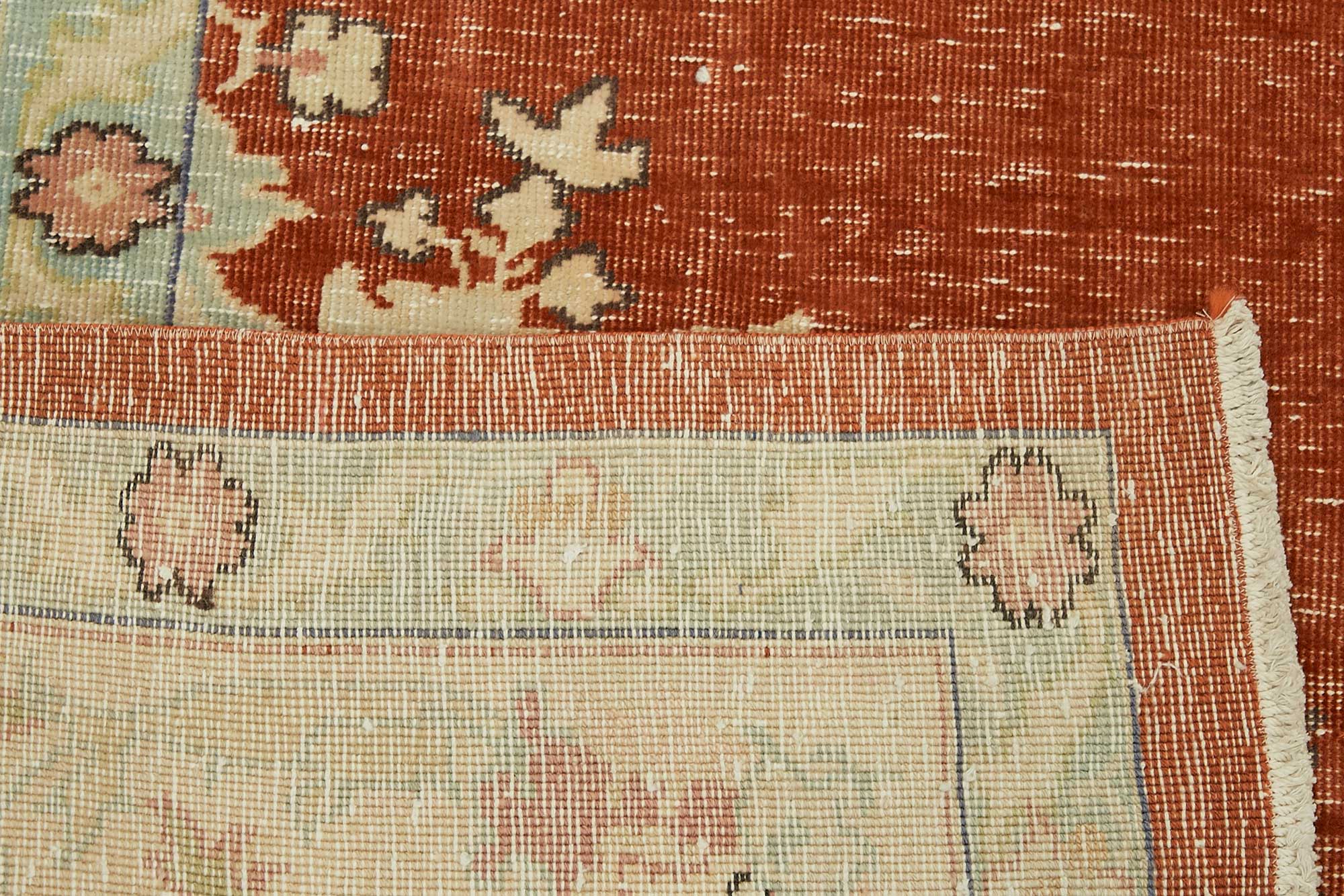 9x13 Hand-knotted Vintage Rug - 49458
