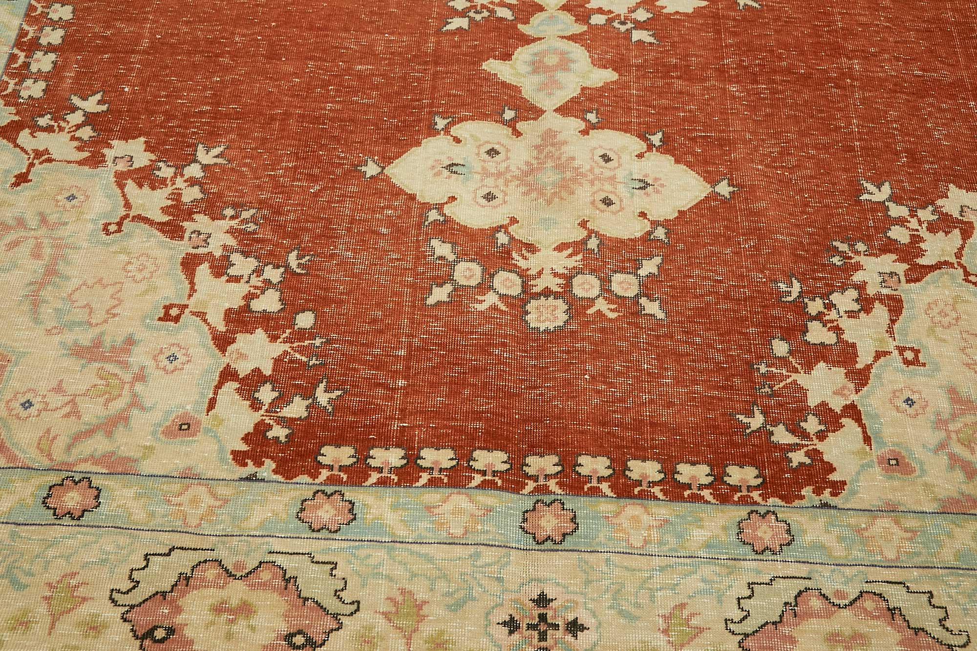9x13 Hand-knotted Vintage Rug - 49458