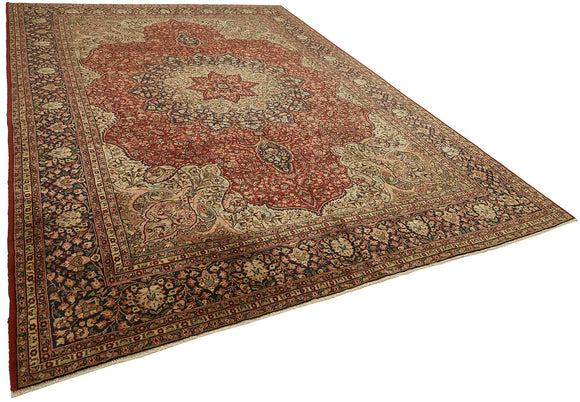8x12 Hand-knotted Vintage Rug - 49459