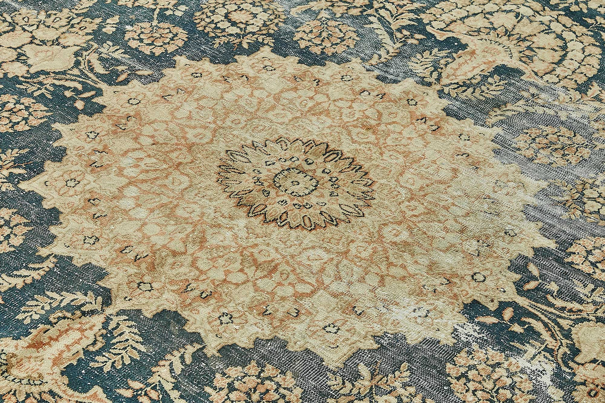 9x11 Beige Vintage Large Area Rug - 49460