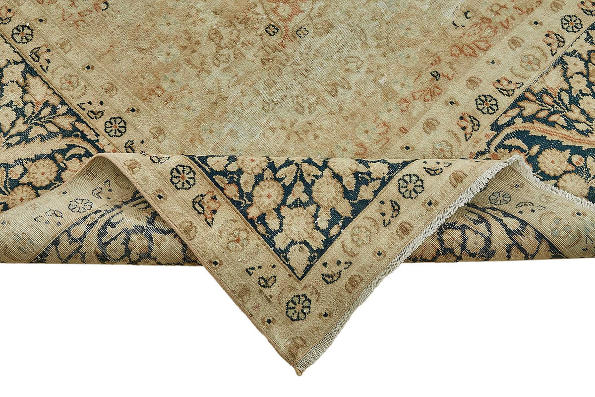 9x11 Beige Vintage Large Area Rug - 49460