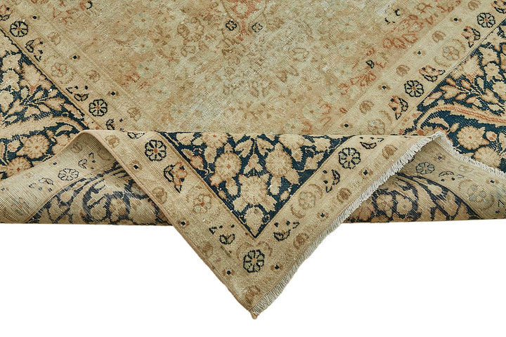 9x11 Beige Vintage Large Area Rug - 49460