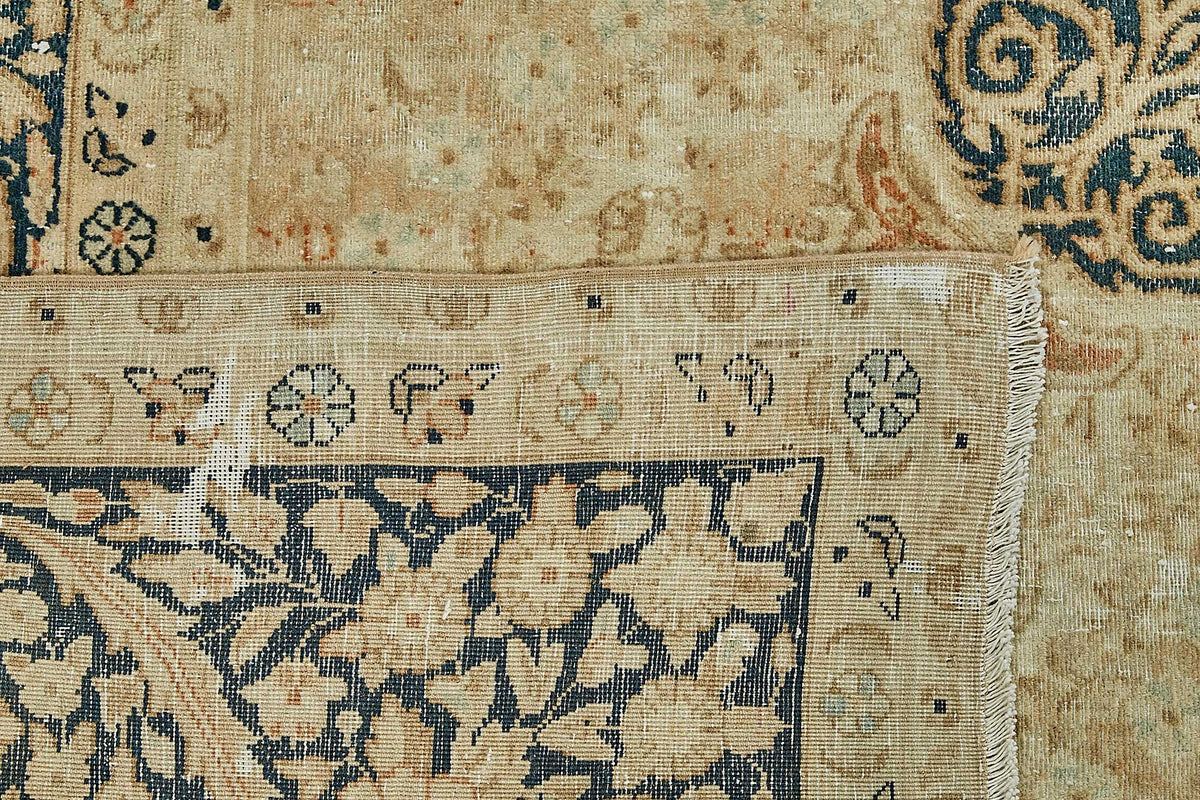 9x11 Beige Vintage Large Area Rug - 49460
