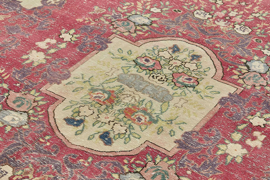 8x11 Beige Vintage Large Area Rug - 49461