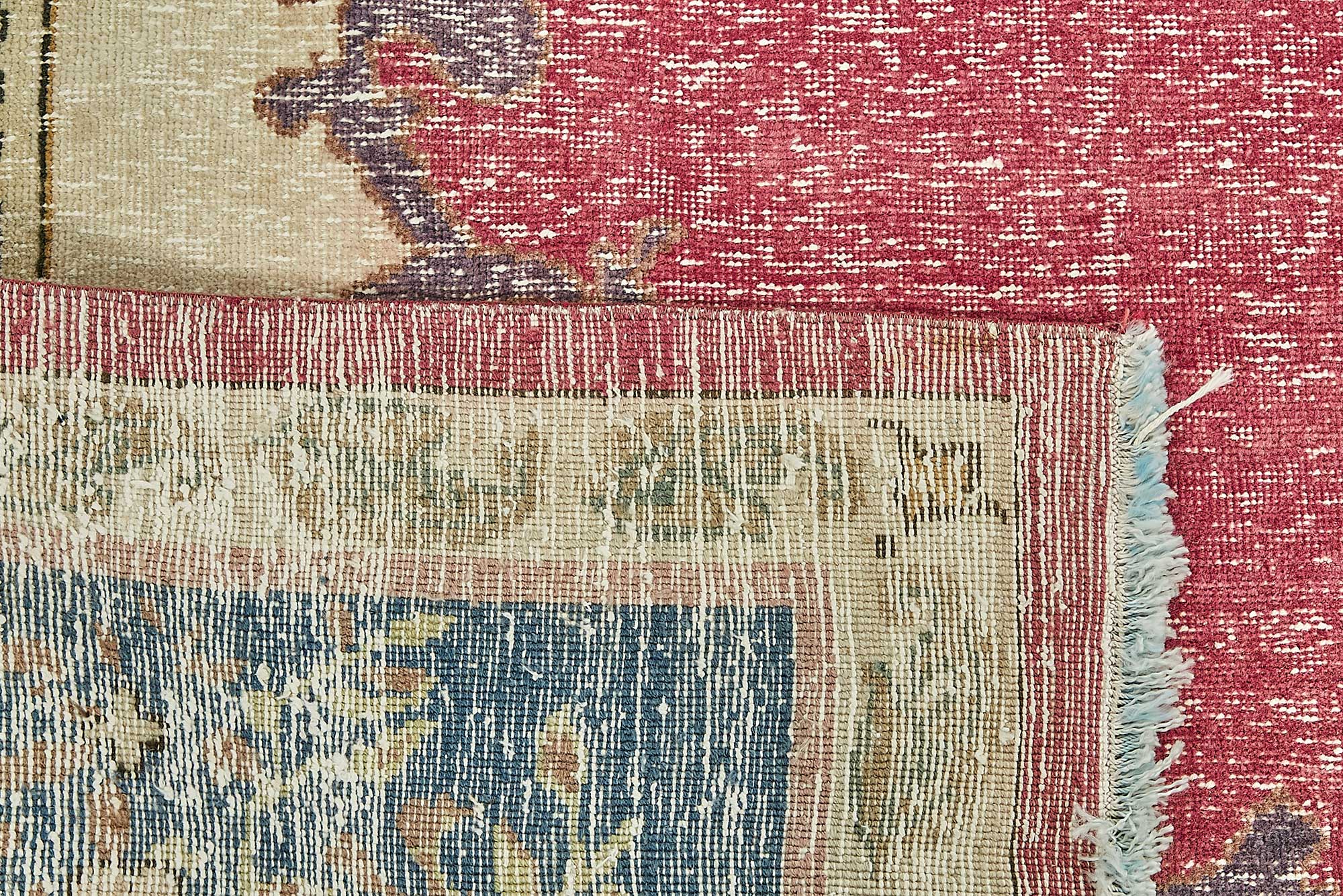 8x11 Beige Vintage Large Area Rug - 49461