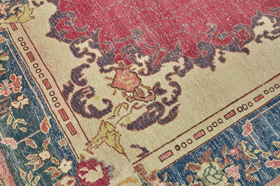 8x11 Beige Vintage Large Area Rug - 49461
