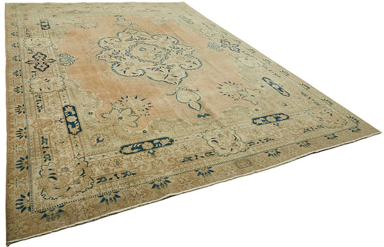 10x13 Beige Vintage Large Area Rug - 49462