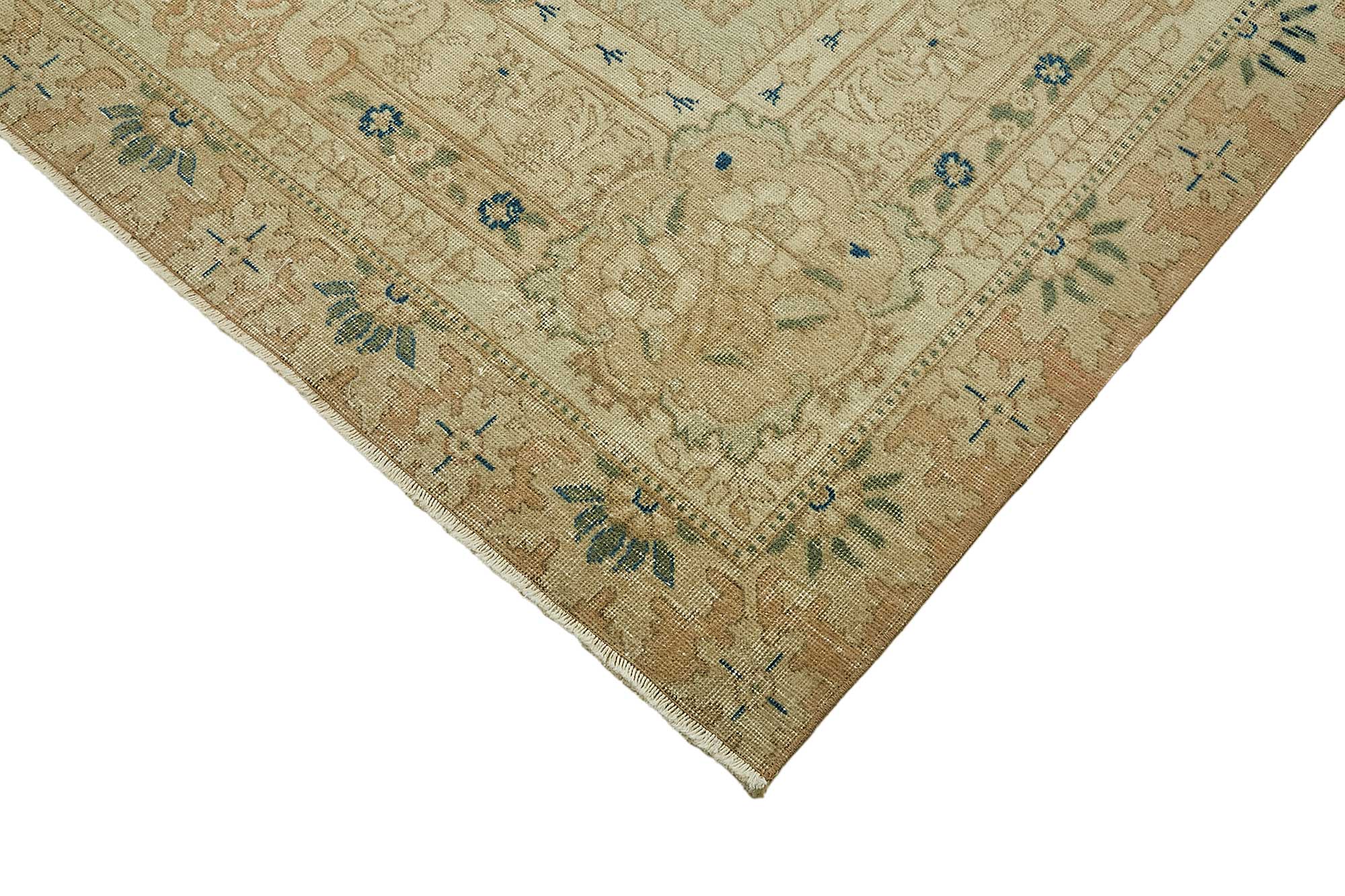 10x13 Beige Vintage Large Area Rug - 49462