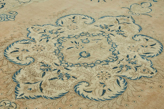 10x13 Beige Vintage Large Area Rug - 49462