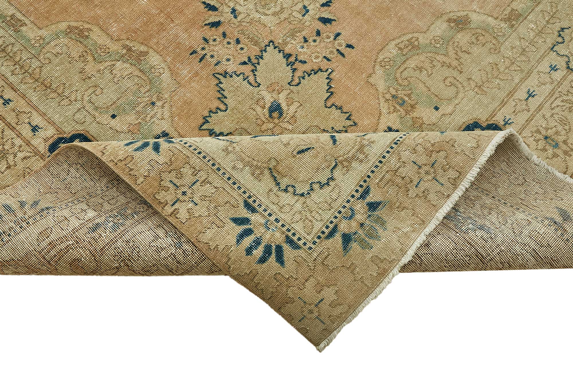 10x13 Beige Vintage Large Area Rug - 49462
