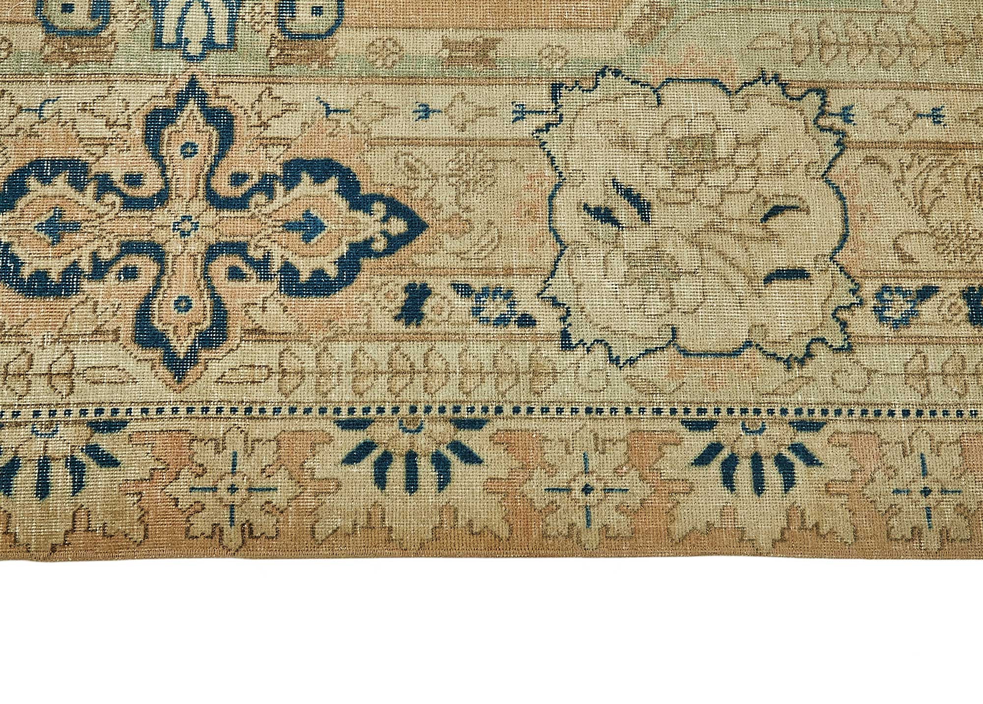 10x13 Beige Vintage Large Area Rug - 49462