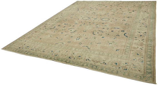 10x13 Beige Vintage Large Area Rug - 49463