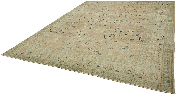 10x13 Beige Vintage Large Area Rug - 49463