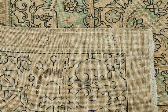 10x13 Beige Vintage Large Area Rug - 49465