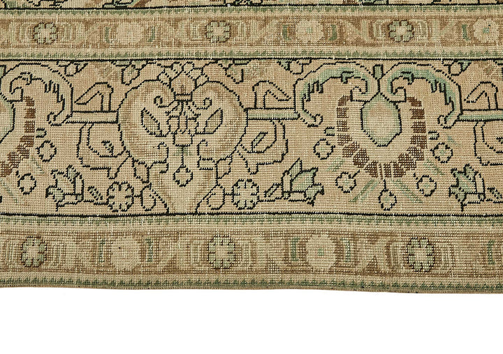 10x13 Beige Vintage Large Area Rug - 49465