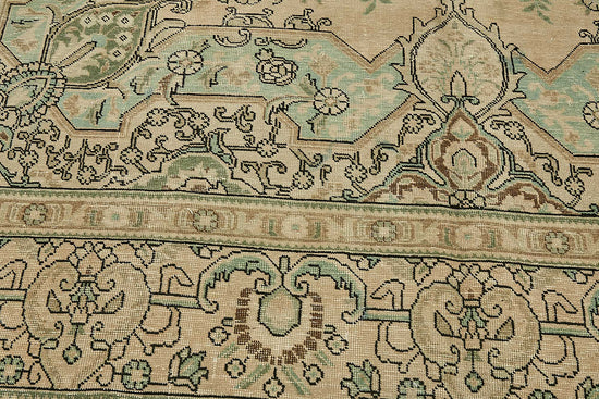 10x13 Beige Vintage Large Area Rug - 49465
