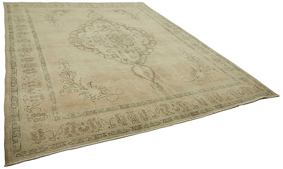 10x13 Beige Vintage Large Area Rug - 49466