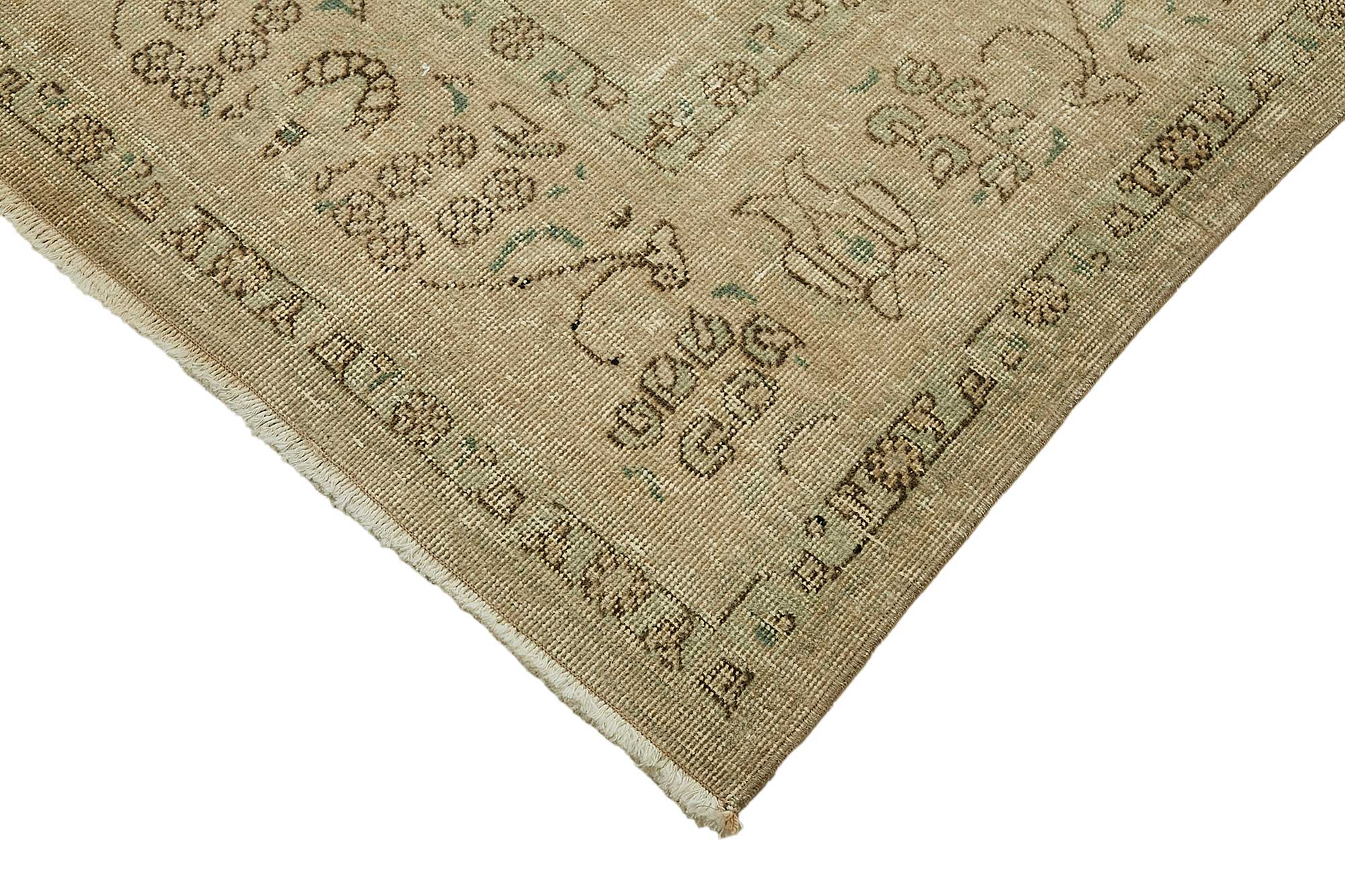 10x13 Beige Vintage Large Area Rug - 49466