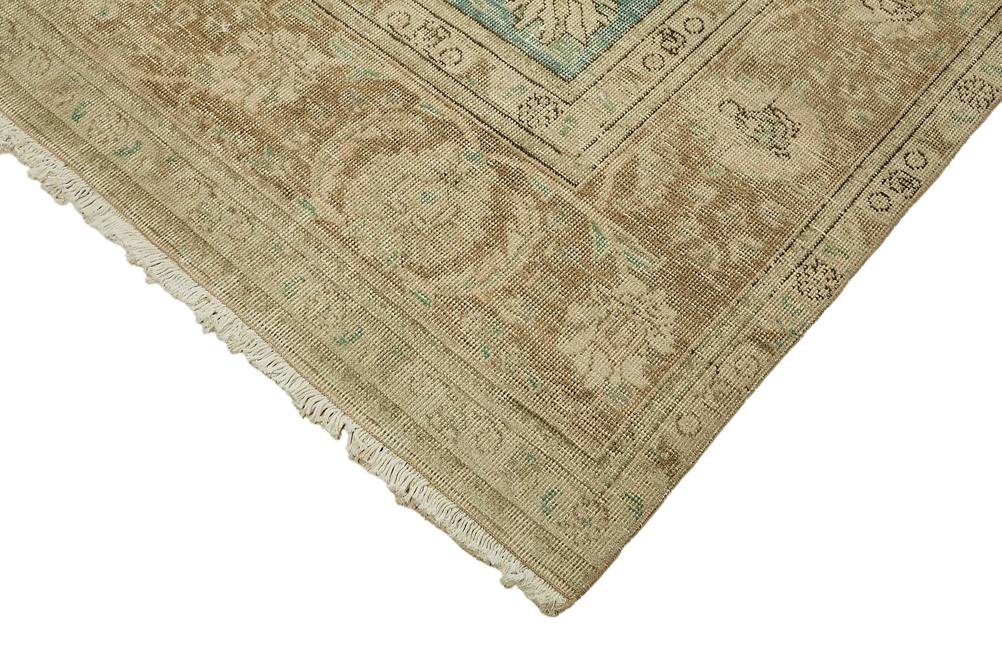 10x12 Beige Vintage Large Area Rug - 49467
