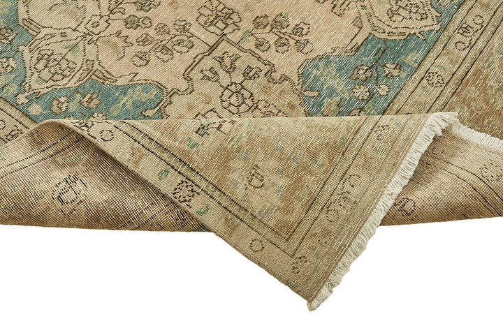 10x12 Beige Vintage Large Area Rug - 49467