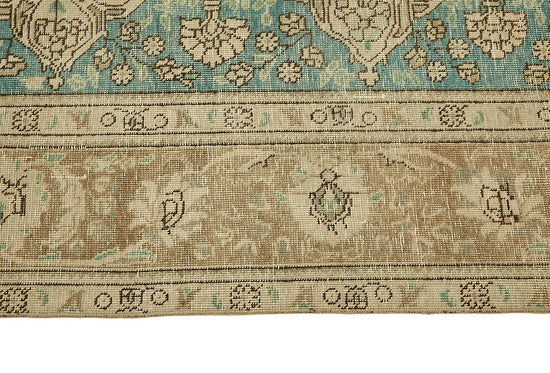 10x12 Beige Vintage Large Area Rug - 49467