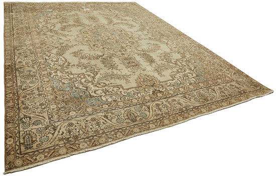 10x13 Beige Vintage Large Area Rug - 49468