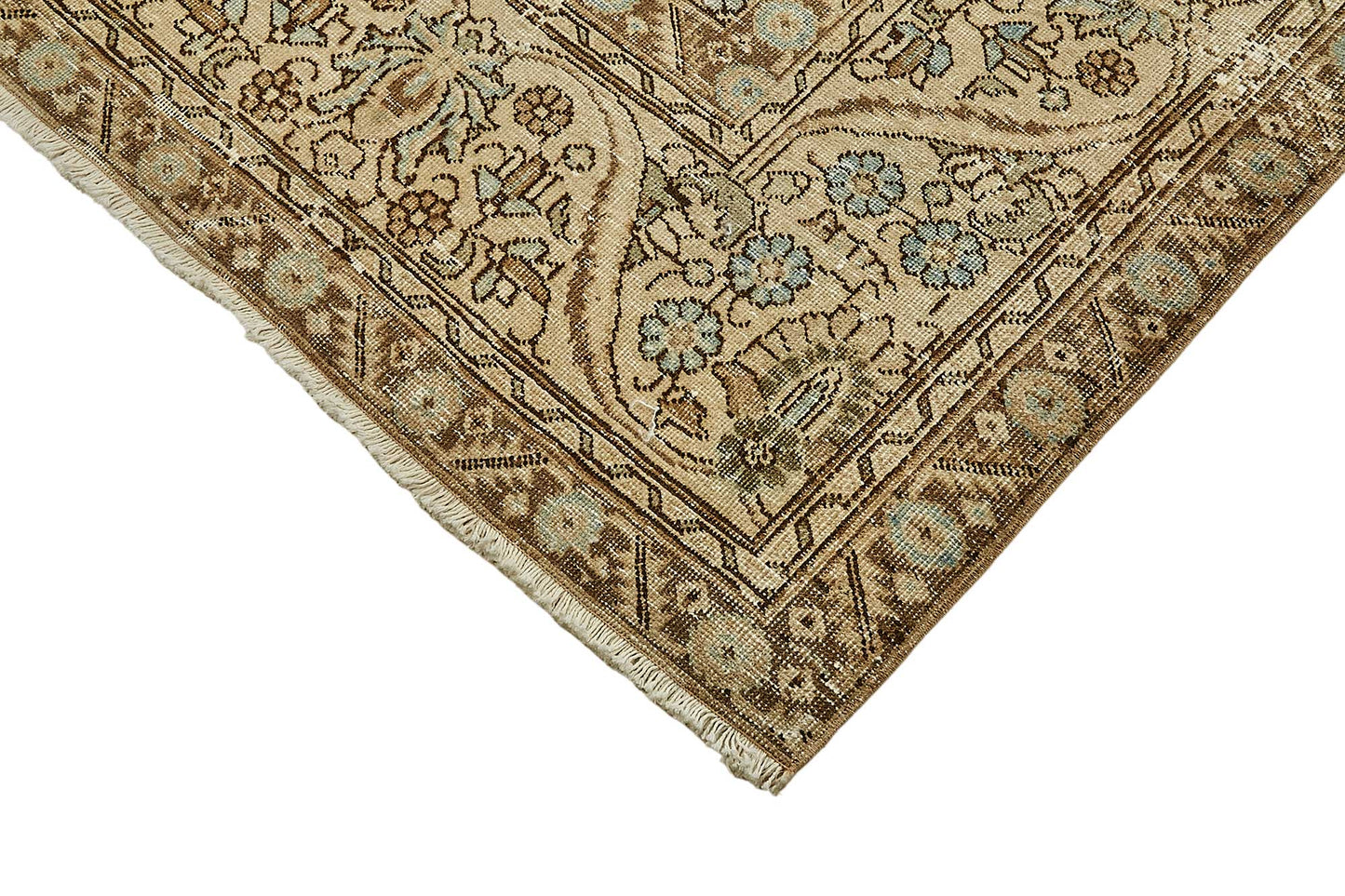 10x13 Beige Vintage Large Area Rug - 49468