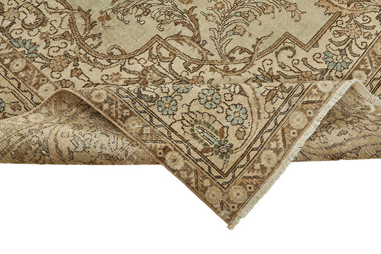 10x13 Beige Vintage Large Area Rug - 49468