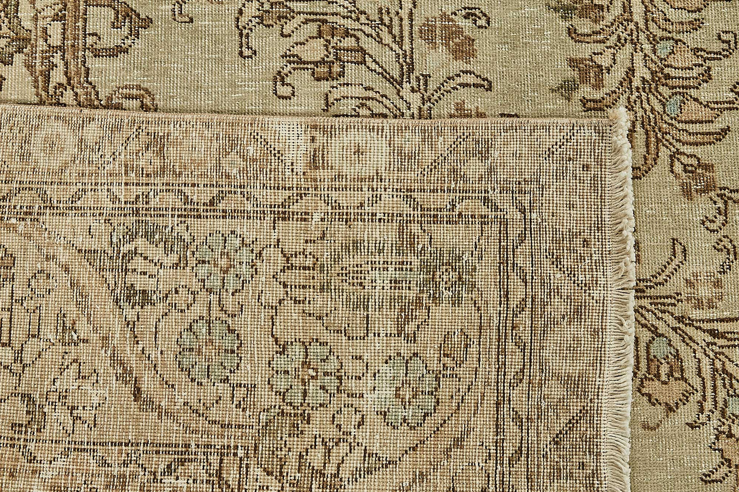 10x13 Beige Vintage Large Area Rug - 49468