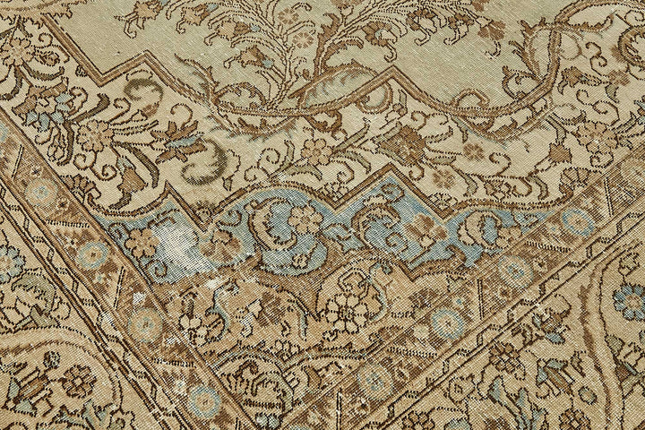 10x13 Beige Vintage Large Area Rug - 49468