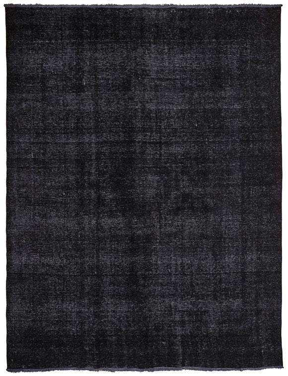 9x12 Black Overdyed Area Rug - 49481