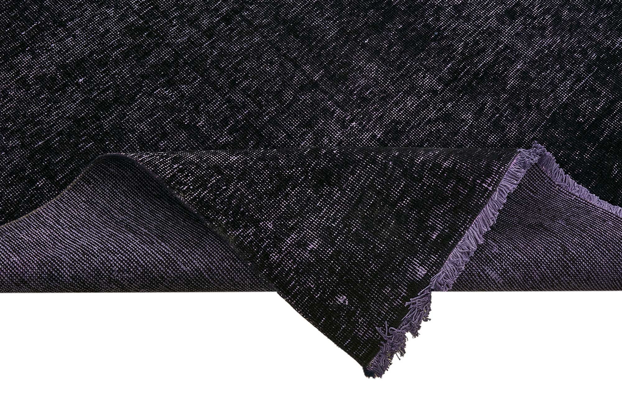 9x12 Black Overdyed Area Rug - 49481